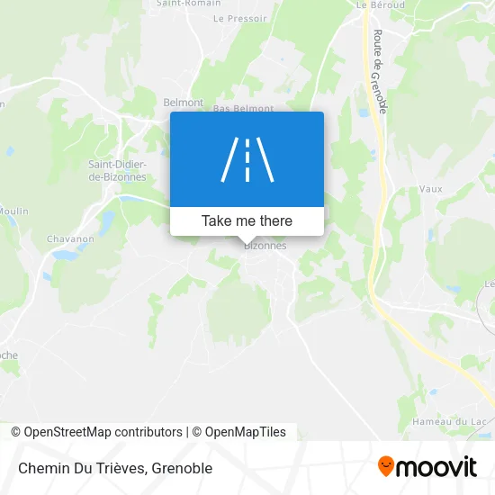 Chemin Du Trièves map