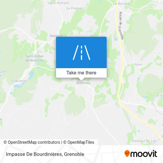 Impasse De Bourdinières map