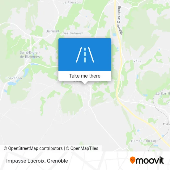 Impasse Lacroix map