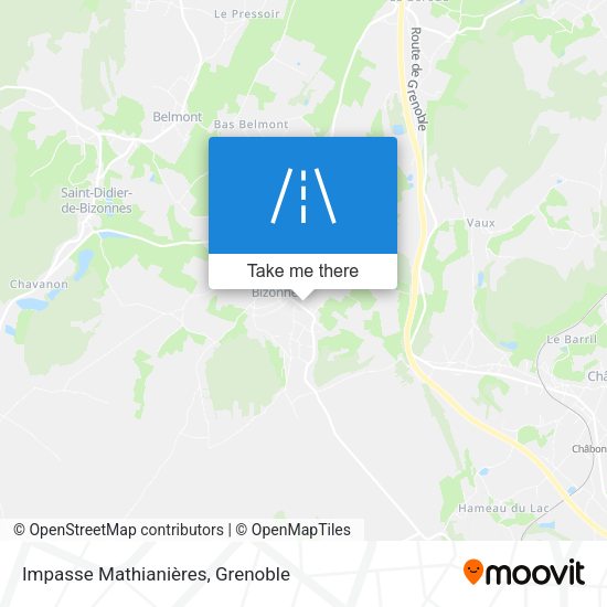 Impasse Mathianières map