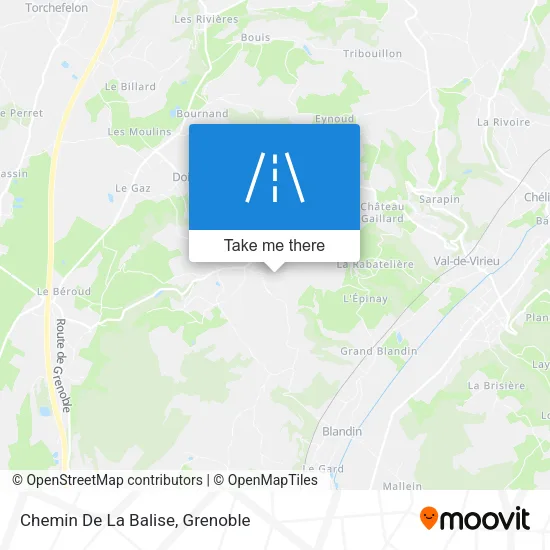 Chemin De La Balise map