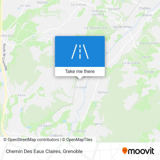 Chemin Des Eaux Claires map