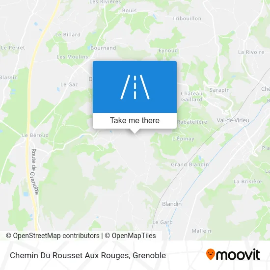 Chemin Du Rousset Aux Rouges map