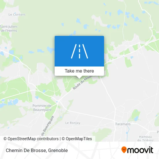 Chemin De Brosse map