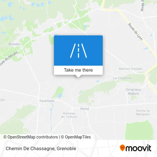 Chemin De Chassagne map