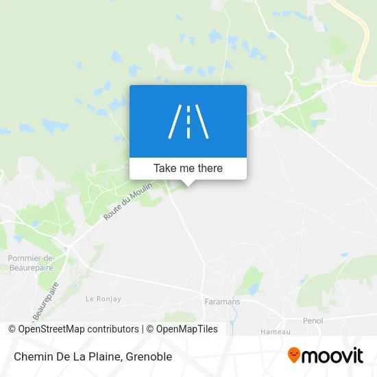 Chemin De La Plaine map