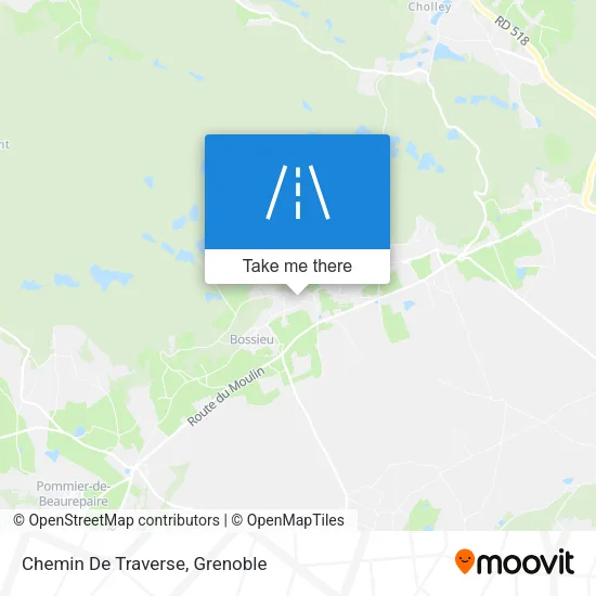 Chemin De Traverse map