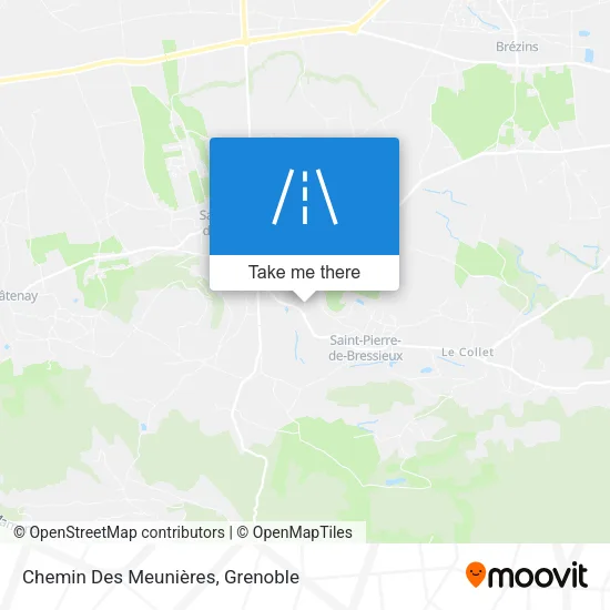 Chemin Des Meunières map
