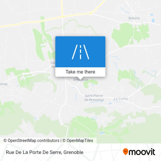Rue De La Porte De Serre map