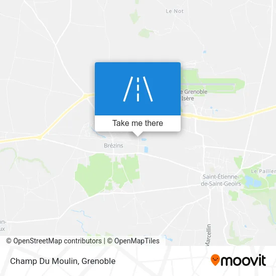 Champ Du Moulin map
