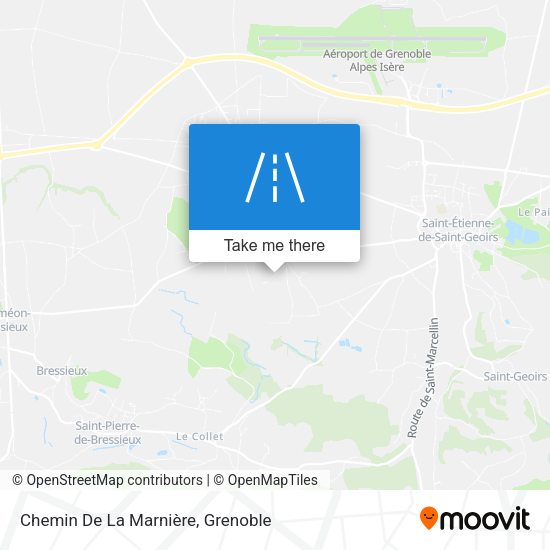 Chemin De La Marnière map