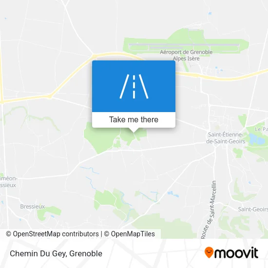 Chemin Du Gey map