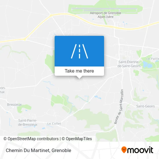 Chemin Du Martinet map