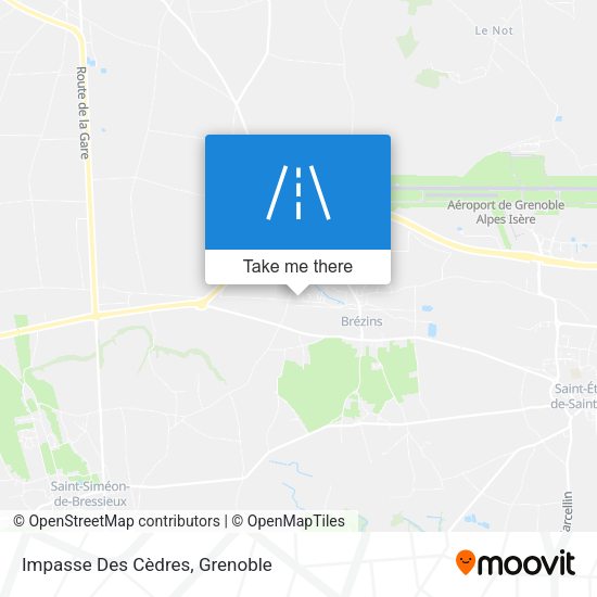 Impasse Des Cèdres map