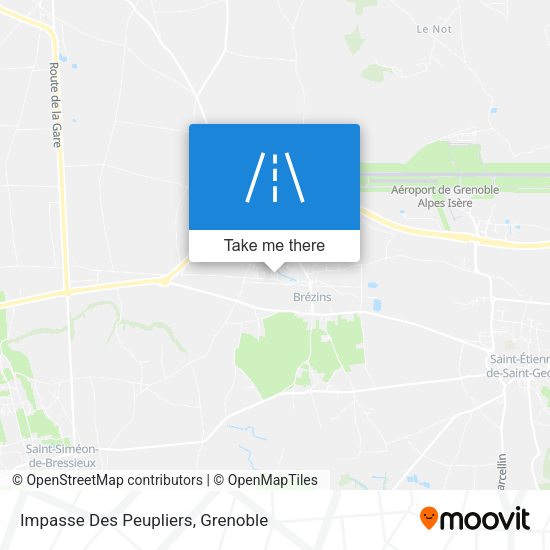 Impasse Des Peupliers map