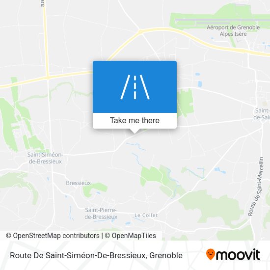 Route De Saint-Siméon-De-Bressieux map