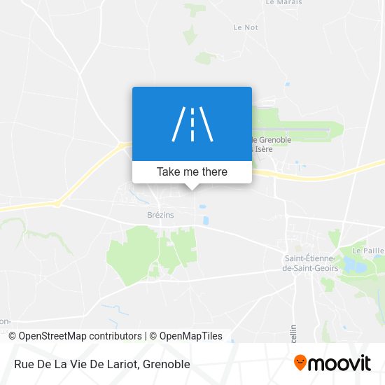 Rue De La Vie De Lariot map