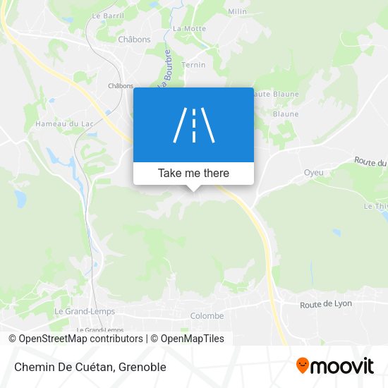 Chemin De Cuétan map