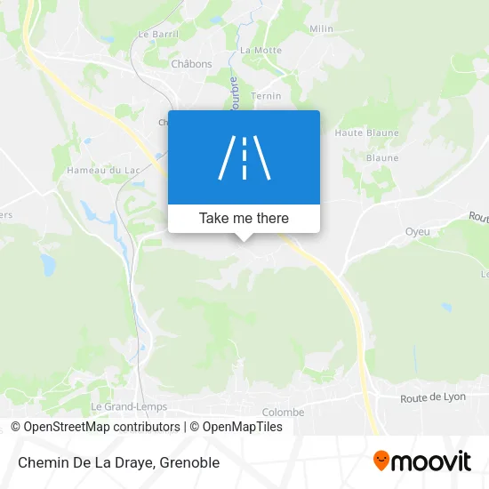 Chemin De La Draye map