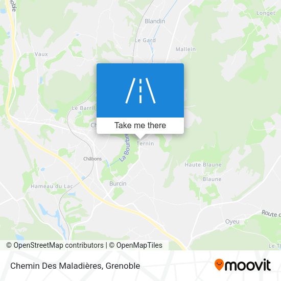 Chemin Des Maladières map