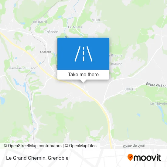 Le Grand Chemin map
