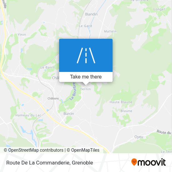 Route De La Commanderie map