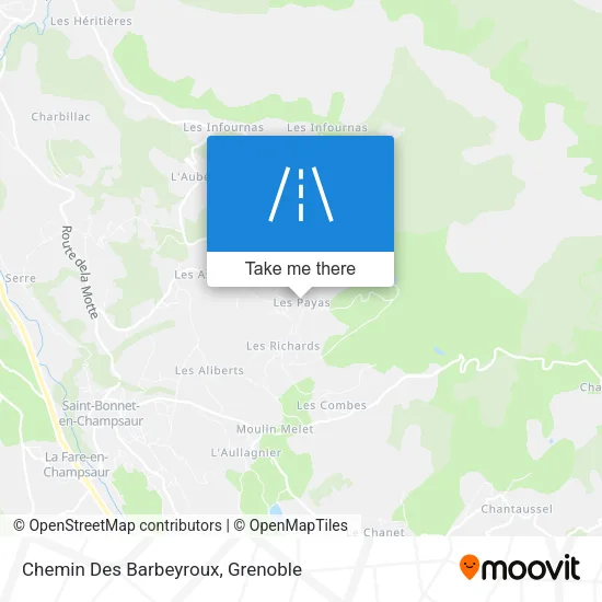 Chemin Des Barbeyroux map