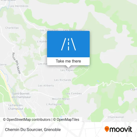Chemin Du Sourcier map