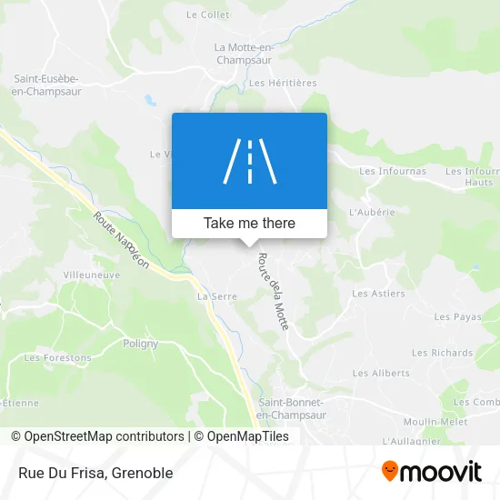 Rue Du Frisa map