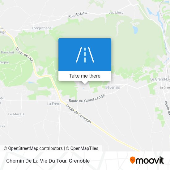 Chemin De La Vie Du Tour map
