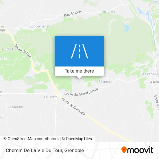 Chemin De La Vie Du Tour map