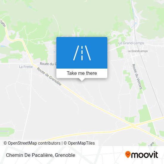 Chemin De Pacalière map