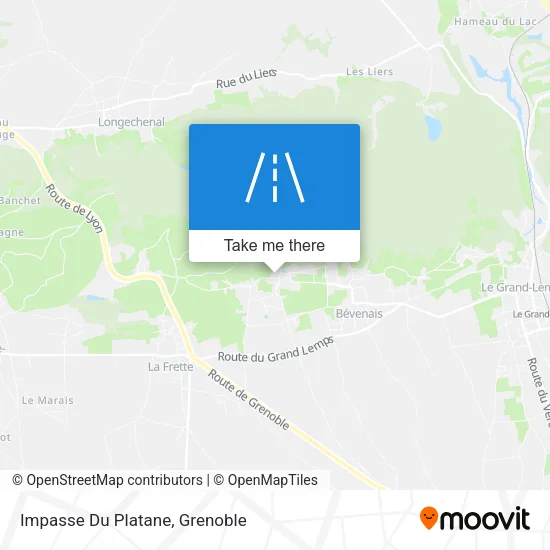 Impasse Du Platane map