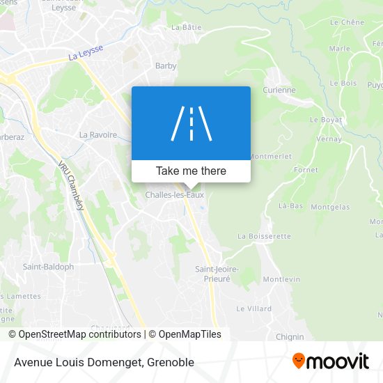 Avenue Louis Domenget map