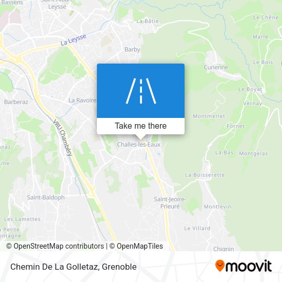 Chemin De La Golletaz map
