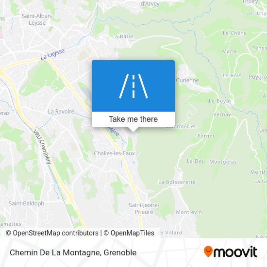 Chemin De La Montagne map