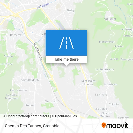 Chemin Des Tannes map