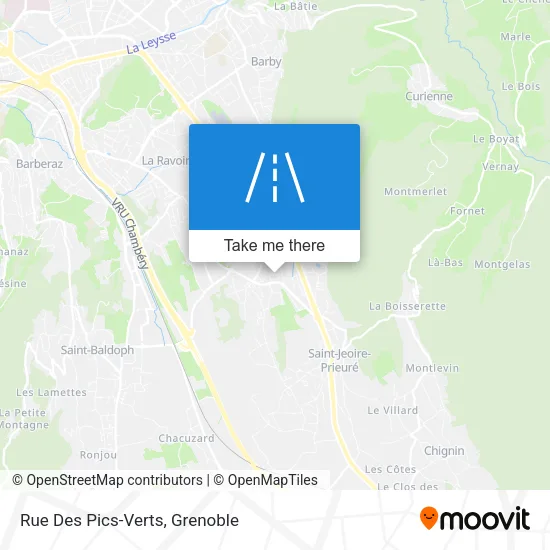 Rue Des Pics-Verts map