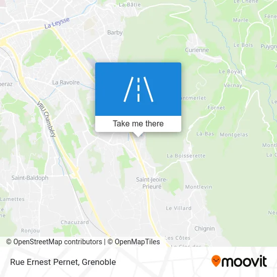 Rue Ernest Pernet map