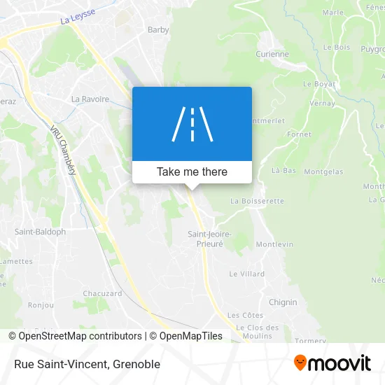 Rue Saint-Vincent map