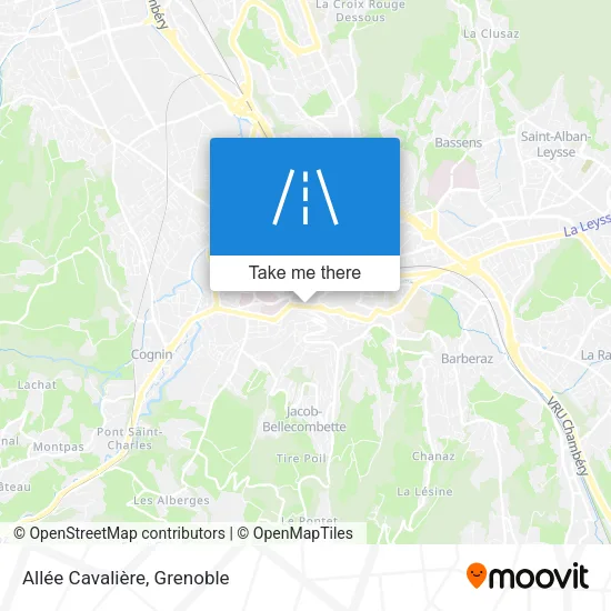 Allée Cavalière map