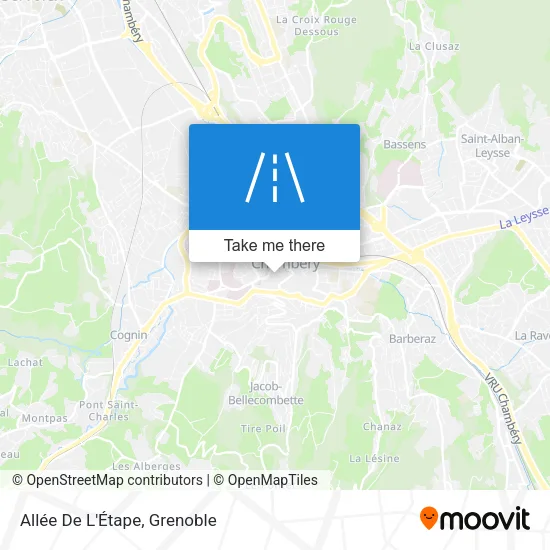 Allée De L'Étape map
