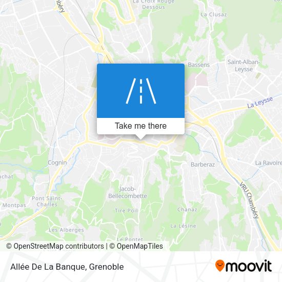 Allée De La Banque map