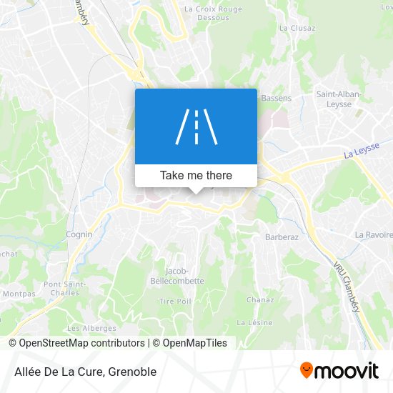 Allée De La Cure map