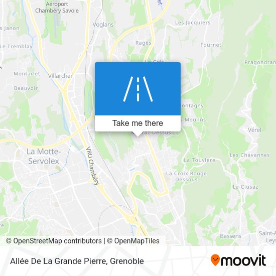 Allée De La Grande Pierre map