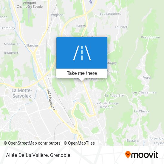 Allée De La Valière map