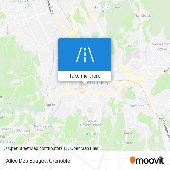 Allée Des Bauges map
