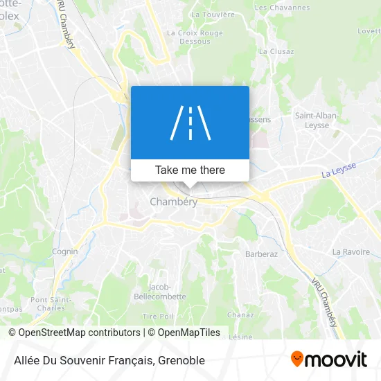 Allée Du Souvenir Français map