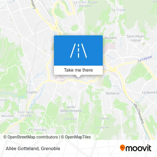 Allée Gotteland map