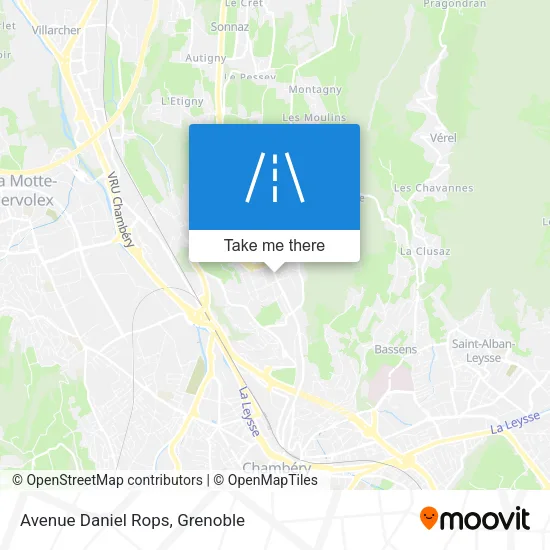 Avenue Daniel Rops map